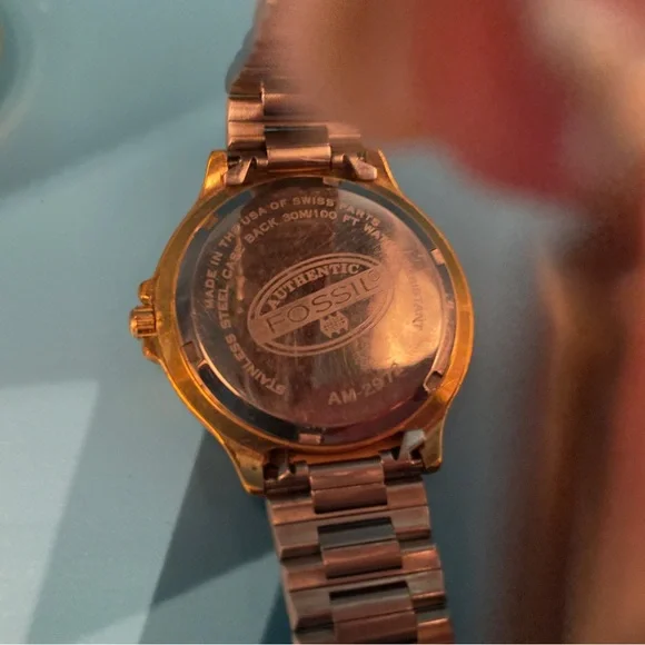 Lot of 3 Vintage Fossil & Skagen Watches – Non Working AS-IS ⌚️⏱️ - Picture 3 of 10